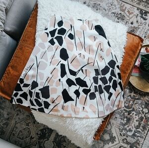 H&M Richard Allan Abstrart Art Print Skirt Size 0